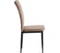 Комплект стульев Tetchair 4 шт. VERTER (mod. BC577-DC) металл, флок, 41x52x95 см, Beige (бежевый) HLR8 / черный 21247 5