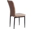 Комплект стульев Tetchair 4 шт. VERTER (mod. BC577-DC) металл, флок, 41x52x95 см, Beige (бежевый) HLR8 / черный 21247 6