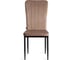 Комплект стульев Tetchair 4 шт. VERTER (mod. BC577-DC) металл, флок, 41x52x95 см, Beige (бежевый) HLR8 / черный 21247 8