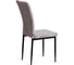 Комплект стульев Tetchair 4 шт. VERTER (mod. BC577-DC) металл, флок, 41x52x95 см, Light grey (светло-серый) HLR14 / черный 21248 2