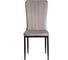 Комплект стульев Tetchair 4 шт. VERTER (mod. BC577-DC) металл, флок, 41x52x95 см, Light grey (светло-серый) HLR14 / черный 21248 8
