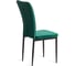 Комплект стульев Tetchair 4 шт. VERTER (mod. BC577-DC) металл, флок, 41x52x95 см, Green (зеленый) HLR56 / черный 21250 6