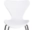 Стул Tetchair Jacobsen пластик/металл, 45x54.5x80 см, White (белый) / Black (черный) 21834 6