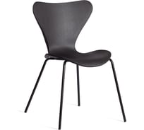 Стул Tetchair Jacobsen пластик/металл, 45x54.5x80 см, Black (черный) / Black (черный) 21832