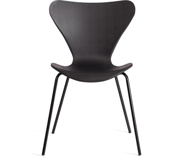 Стул Tetchair Jacobsen пластик/металл, 45x54.5x80 см, Black (черный) / Black (черный) 21832