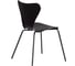 Стул Tetchair Jacobsen пластик/металл, 45x54.5x80 см, Black (черный) / Black (черный) 21832 3