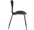 Стул Tetchair Jacobsen пластик/металл, 45x54.5x80 см, Black (черный) / Black (черный) 21832 4