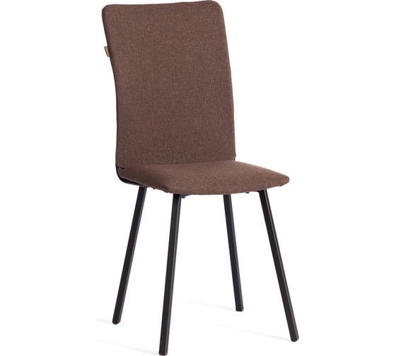 Обеденный стул Tetchair La Rousse разборный, ткань рогожка, 49х50х93см, коричневый/черный, 3М7-147 21648 1