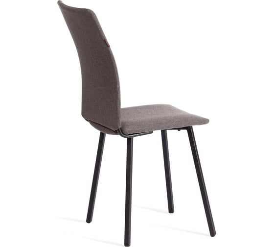 Обеденный стул Tetchair La Rousse разборный, ткань рогожка, 49x50x93 см, серый/черный 3M 16/2 21649