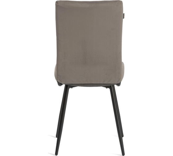 Обеденный стул Tetchair Monte Carlo разборный, ткань велюр, 45x55x97 см, серый/черный, (Porsche 9) 21651