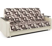 Диван-книжка Шарм Мелодия ДП №1 120 шенилл ромб и экокожа беж 33070552