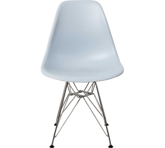 Комплект стульев пластиковых DERSTUHL 4 шт Chrom Eames, светло-серый, DSL02.002.4
