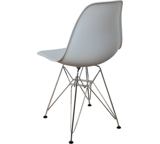 Комплект стульев пластиковых DERSTUHL 4 шт Chrom Eames, светло-серый, DSL02.002.4