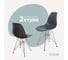 Комплект стульев пластиковых DERSTUHL 2 шт Chrom Eames, темно-серый, DSL02.003.2 1