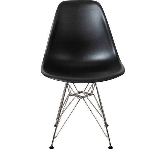 Комплект стульев пластиковых DERSTUHL 4 шт Chrom Eames, черный, DSL02.010.4