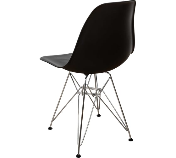 Комплект стульев пластиковых DERSTUHL 2 шт Chrom Eames, черный, DSL02.010.2