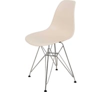 Стул DERSTUHL Chrom Eames теплый бежевый, комплект 2 шт DSL02.014.2