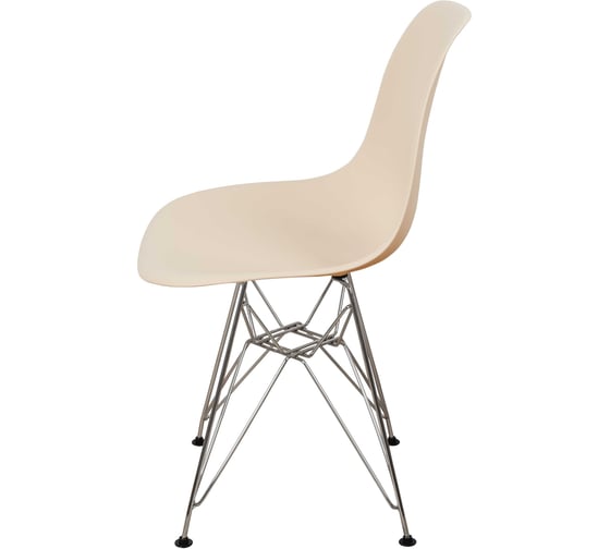 Комплект стульев пластиковых DERSTUHL 2 шт Chrom Eames, теплый бежевый, DSL02.014.2