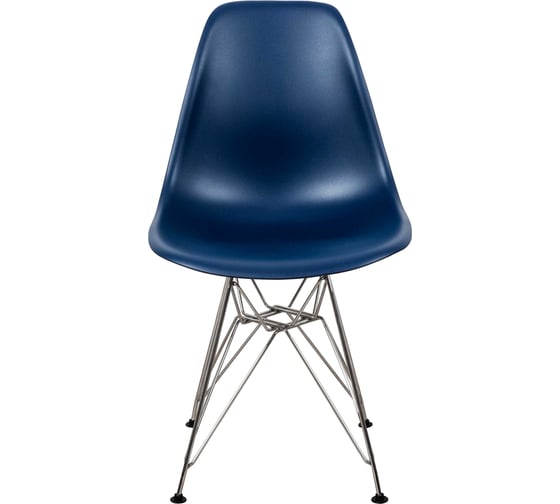 Комплект стульев пластиковых DERSTUHL 4 шт Chrom Eames, темно-синий, DSL02.017.4