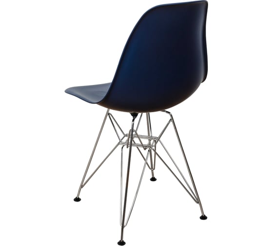 Стул пластиковый DERSTUHL Chrom Eames, темно-синий DSL02.017