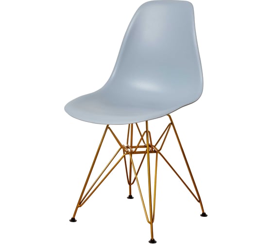 Комплект стульев пластиковых DERSTUHL 4 шт Gold Eames, светло-серый, DSL041.002.4