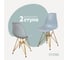 Комплект стульев пластиковых DERSTUHL 2 шт Gold Eames, светло-серый, DSL041.002.2 1