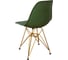 Комплект стульев пластиковых DERSTUHL 4 шт Gold Eames, темно-зеленый, DSL041.016.4 6