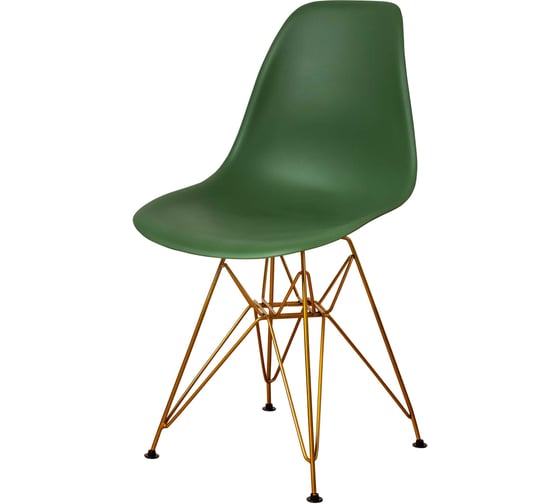 Стул пластиковый DERSTUHL Gold Eames, темно-зеленый DSL041.016