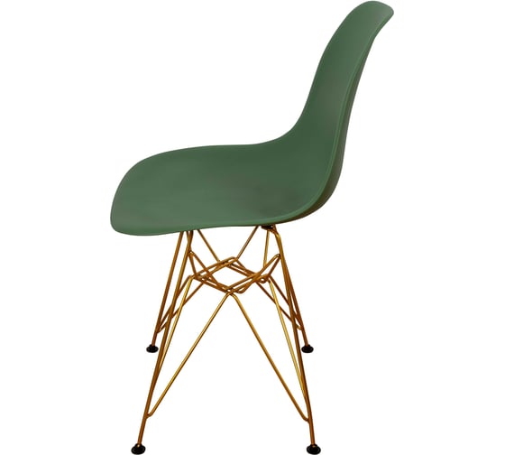 Стул пластиковый DERSTUHL Gold Eames, темно-зеленый DSL041.016