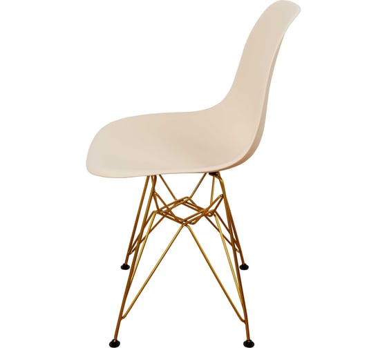 Комплект стульев пластиковых DERSTUHL 4 шт Gold Eames, теплый бежевый, DSL041.014.4