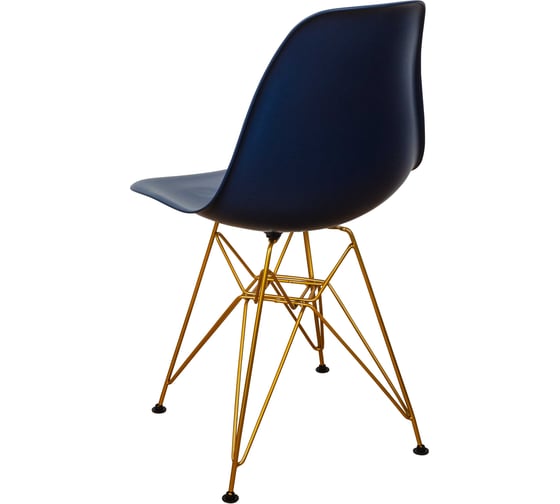 Комплект стульев пластиковых DERSTUHL 2 шт Gold Eames, темно-синий, DSL041.017.2