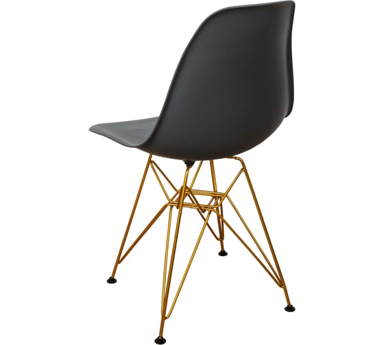 Комплект стульев пластиковых DERSTUHL 4 шт Gold Eames, темно-серый, DSL041.003.4