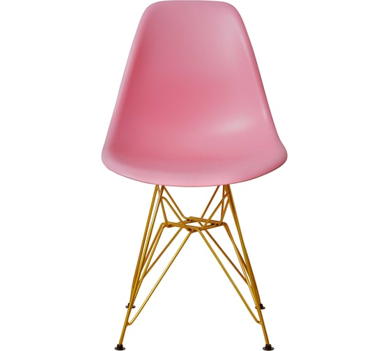 Комплект стульев пластиковых DERSTUHL 4 шт Gold Eames, розовый, DSL041.015.4
