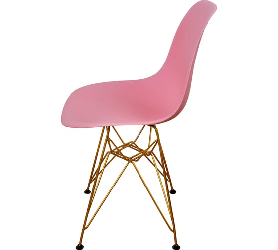 Комплект стульев пластиковых DERSTUHL 4 шт Gold Eames, розовый, DSL041.015.4
