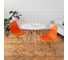 Комплект стульев пластиковых DERSTUHL 2 шт Gold Eames, оранжевый, DSL041.005.2 2