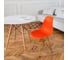 Комплект стульев пластиковых DERSTUHL 2 шт Gold Eames, оранжевый, DSL041.005.2 7