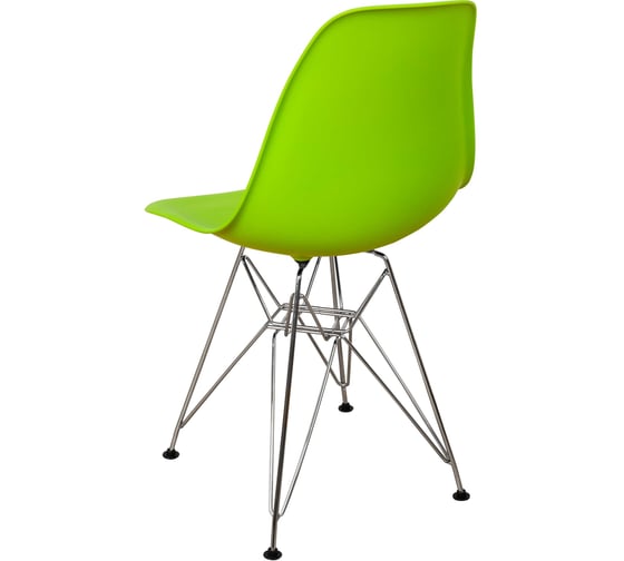 Стул пластиковый DERSTUHL Chrom Eames, салатовый DSL02.012