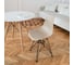Комплект стульев пластиковых DERSTUHL 2 шт Black Eames, темно-бежевый, DSL03.013.2 7