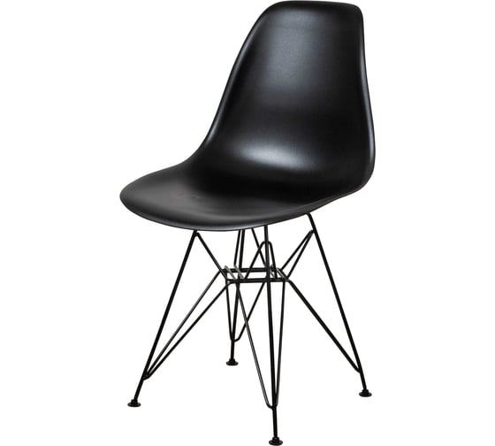 Комплект стульев пластиковых DERSTUHL 2 шт Black Eames, черный, DSL03.010.2
