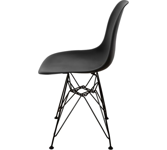 Комплект стульев пластиковых DERSTUHL 2 шт Black Eames, черный, DSL03.010.2