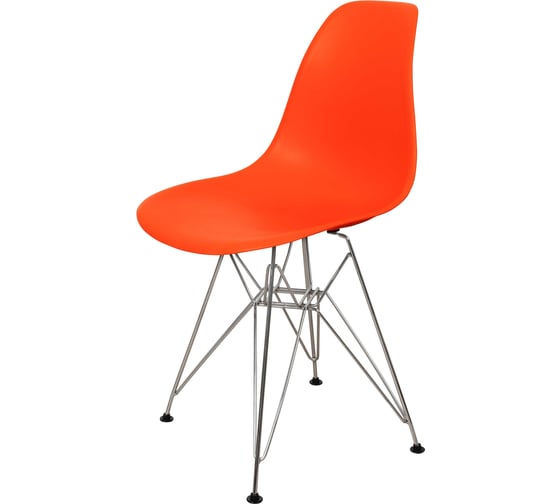 Стул DERSTUHL Chrom Eames оранжевый, комплект 4 шт DSL02.005.4 1