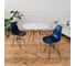 Комплект стульев пластиковых DERSTUHL 4 шт Black Eames, темно-синий, DSL03.017.4 2
