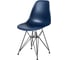Комплект стульев пластиковых DERSTUHL 4 шт Black Eames, темно-синий, DSL03.017.4 3