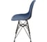 Комплект стульев пластиковых DERSTUHL 4 шт Black Eames, темно-синий, DSL03.017.4 5