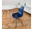 Комплект стульев пластиковых DERSTUHL 4 шт Black Eames, темно-синий, DSL03.017.4 7