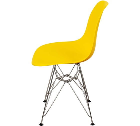 Комплект стульев пластиковых DERSTUHL 4 шт Chrom Eames, лимон, DSL02.011.4