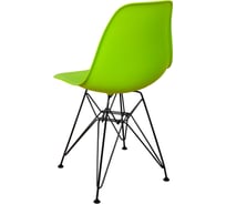 Комплект стульев пластиковых DERSTUHL 4 шт Black Eames, салатовый, DSL03.012.4