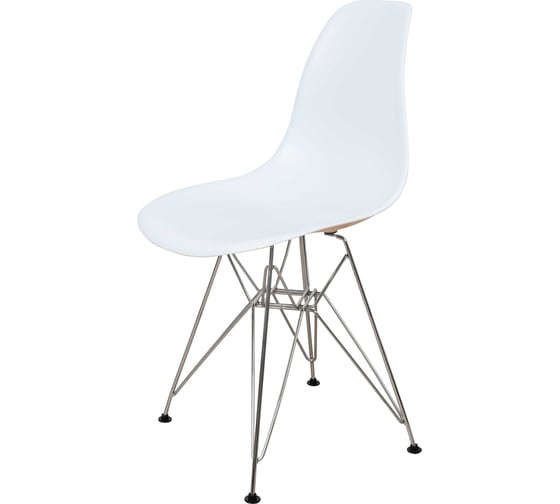 Стул пластиковый DERSTUHL Chrom Eames, белый DSL02.001