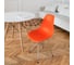 Стул пластиковый DERSTUHL Chrom Eames, оранжевый DSL02.005 7