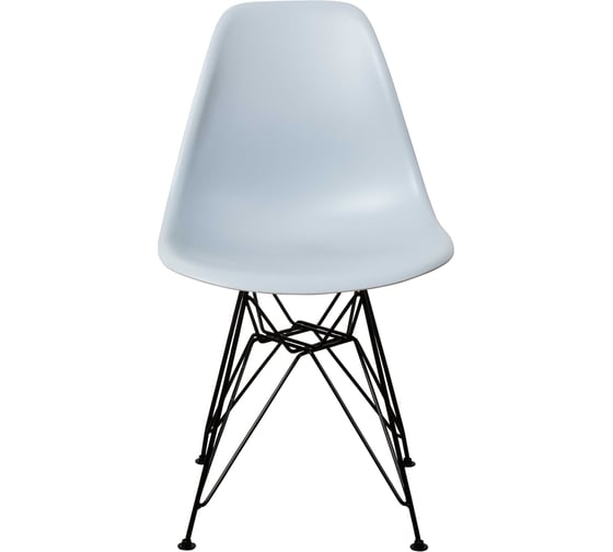Комплект стульев пластиковых DERSTUHL 4 шт Black Eames, светло-серый, DSL03.002.4